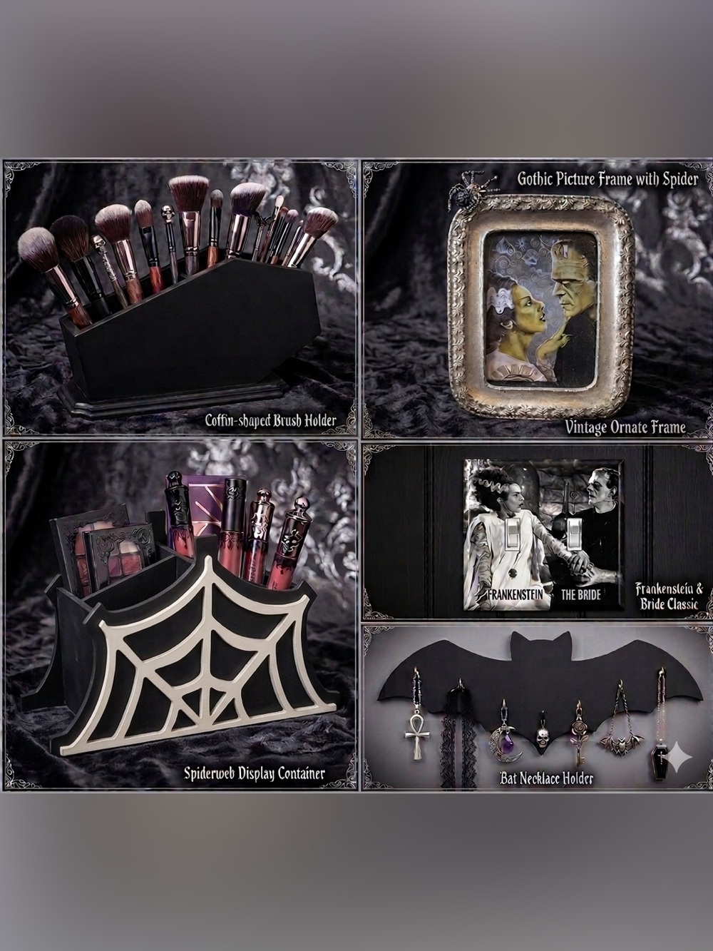 Goth Makeup Vanity Display Bundle